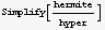 Simplify[hermite/hyper]