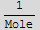 1/Mole